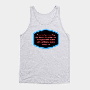 Bible Verse Romans 8:6 Tank Top